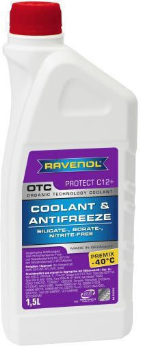 Ravenol Ready for Use Engine Coolant for Car G12+ Purple 1.5lt