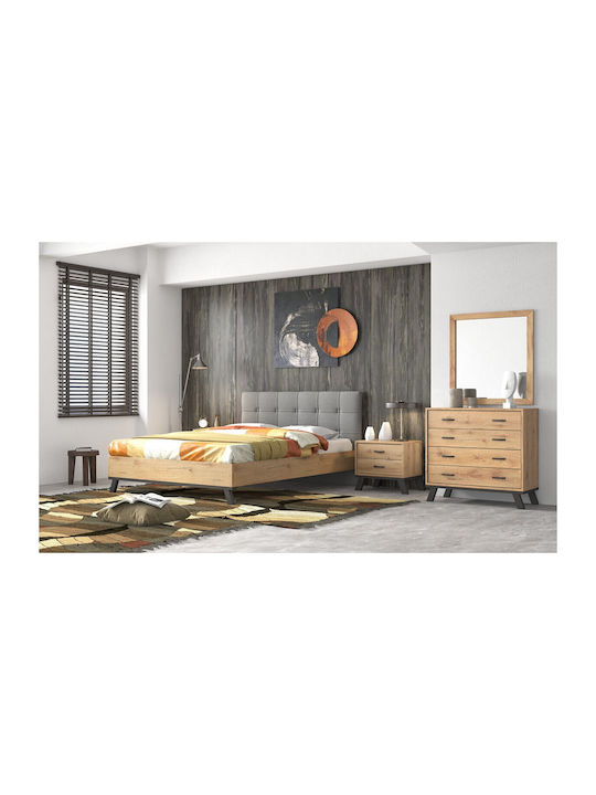 Set De Mobilier Pentru Dormitor N76 Miere 160x2...