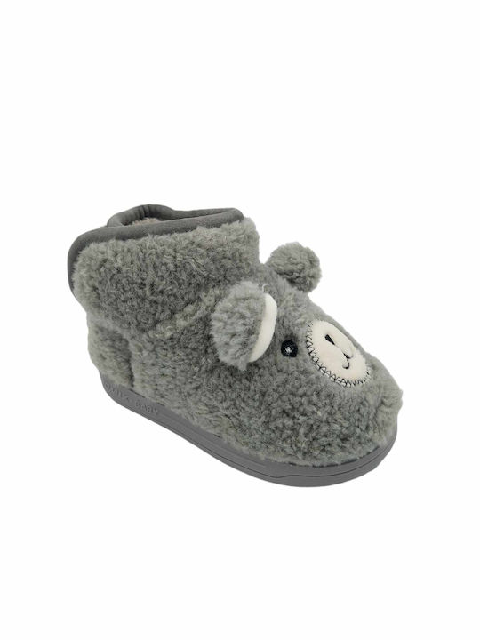 Jomix Kinderhausschuhe Stiefel Gray