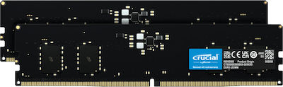 Crucial 16GB DDR5 RAM with 2 Modules (2x8GB) and 5600 Speed for Desktop