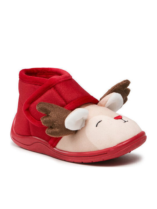 Kids Slippers Boots Red