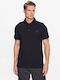 4F Men's Short Sleeve Blouse Polo Dark Blue