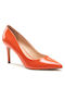 Patent Leather Orange Heels SM19000022-02002-808