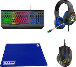Sparco Membrane - Set with Mouse (English US) Sparco Membrane - Set with Mouse (English US)