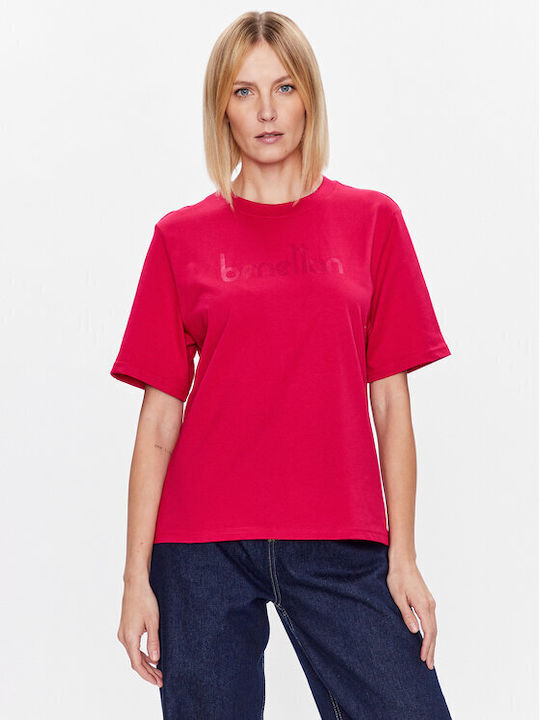 Benetton Women's T-shirt Red