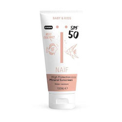 Naïf Waterproof Baby Sunscreen Emulsion for Face & Body SPF50 100ml