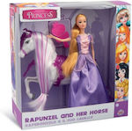 Giochi Preziosi Κούκλα Ραπουνζέλ Rapunzel And Her Horse για 3+ Ετών