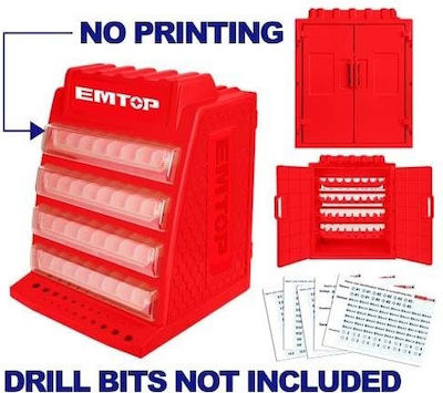 Emtop Συρταριέρα Εργαλείων Plastic W34xD32xH43cm