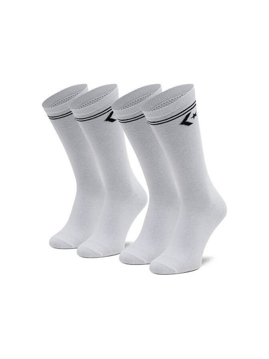 Converse Κάλτσες Λευκές 2Pack