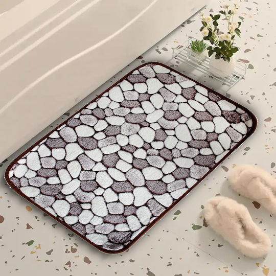 Keskor Rutschfest Badematte Synthetisch,Polyester/Cotton/Leather Rechteckig Puzzle 53177 60x40cm