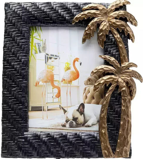 Kare Design Polyresin Photo Frame with Gold Frame