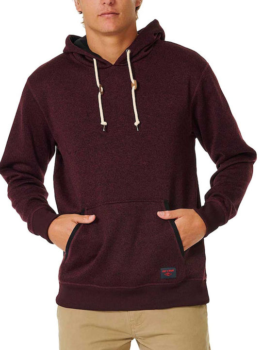 Burgundy Hoodie Sweatshirt