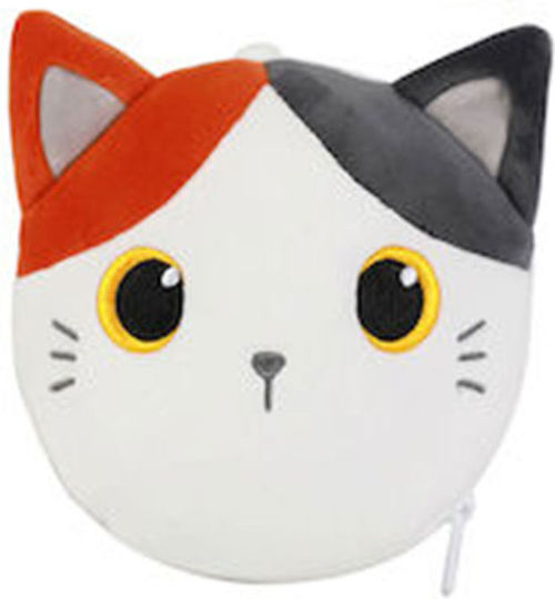 I-Total Kinder Wurfkissen Orange 19x18cm