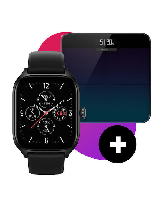 Amazfit GTS 4 + Amazfit Smart Scale Set Aluminium 43mm Αδιάβροχο