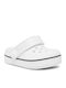 Crocband Children's Anatomical Beach Shoes White