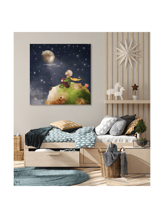 Kids Canvas Wall Painting Little Prince 80x80cm