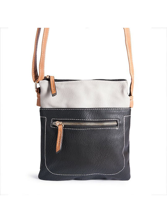 V-store Leather Women's Bag Crossbody Black