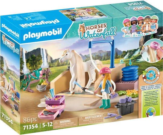 Playmobil Horses Of Waterfall Isabella & Lioness With Washing Area for 5-12 years old
