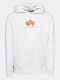 Basic Sweatshirts für Herren mit Kapuze Weiß