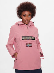 Napapijri Women's Short Puffer Jacket for Winter Pink