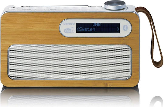 Lenco PDR-040 Bamboo DAB+ mit Bluetooth Gray