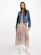 Morgan Women's Short Jean Jacket for Spring or Autumn Blue