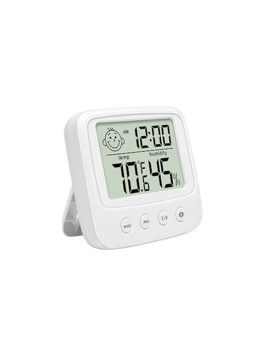 Aria Trade Tabletop Digital Clock White AT00001563