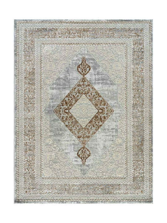 Madi Fort Rug Rectangular Grey