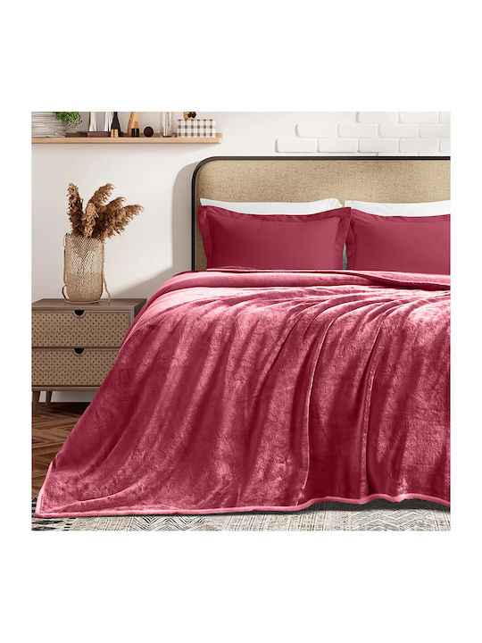 Lino Home Cobertor Blanket Velvet Single 160x220cm. Apple