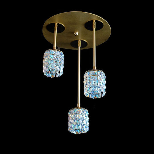 DITS Lighting Hängelampe Gold Schiene