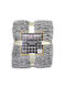 Chios Hellas Fluffy Blanket Furry Double 200x220cm. Grey