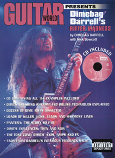 Music Sales Sales Dimebag Darrell's Riffer Madness Παρτιτούρα για Κιθάρα / Πιάνο / Φωνή + CD