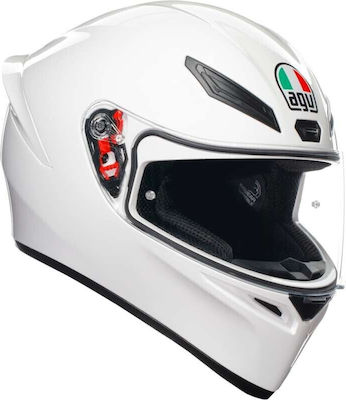 AGV K1 S Full Face Helmet ECE 22.06 1500gr Solid White