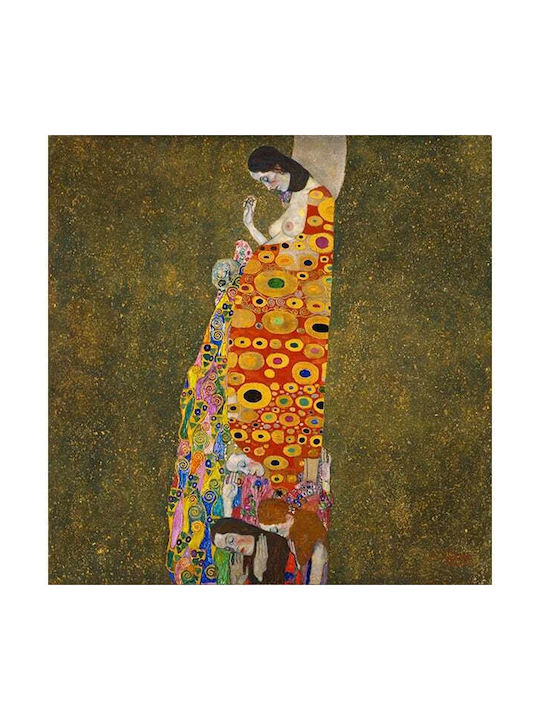 Poster Gustav Klimt - Hope ii 1908 - 30cm x 30cm - Illustration 250gr