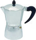 Rosberg Μπρίκι Espresso 9cups Ασημί