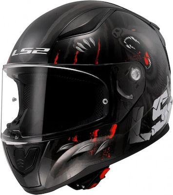 LS2 Ff353 Rapid Ii Full Face Helmet ECE 22.06 1300gr Claw Black