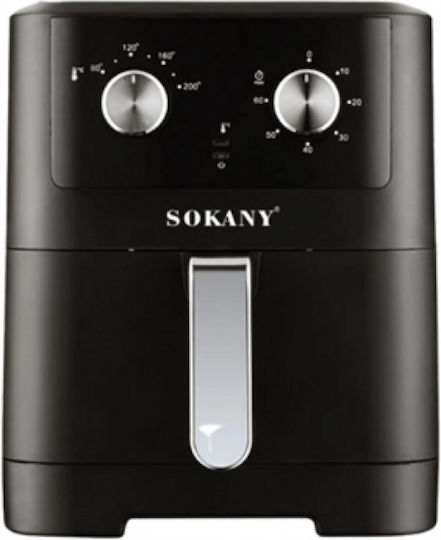 Sokany Air Fryer 8lt Μαύρο SK-ZG-8045