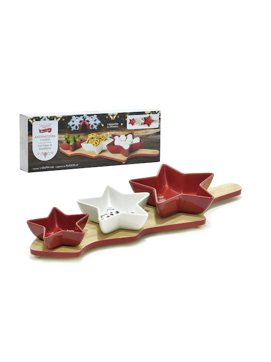 General Trade Christmas Bowl Ceramic L42xW14cm.