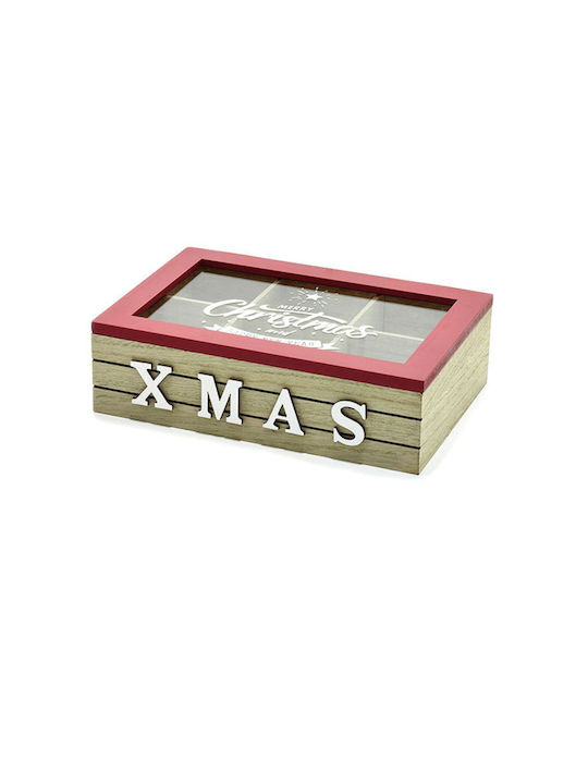 General Trade Weihnachtlich Container Holz L24xB16xD7cm.