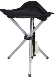 Klappbar Hocker Strand Schwarz 32x32x43cm.
