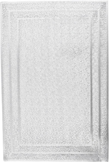 Tpster Platzdeckchen Kunststoff Silber 45x30cm 1Stück