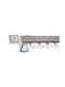 Enis by Domus Virgin One-Way Metallic Curtain Track Nickel Matt/Chromium 400cm P92-796789-3