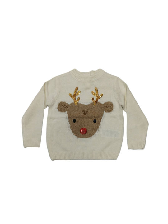 Zippy Kids Sweater Long Sleeve Ecru