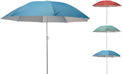 Foldable Beach Umbrella Aluminum Beige