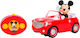 Jada Toys Mickey Roadster Teleghidat Mașină Roșu