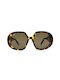 OJO Sunglasses Γυναικεία Γυαλιά Ηλίου με Καφέ Ταρταρούγα Κοκκάλινο Σκελετό και Καφέ Φακό 39OTR22290