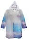 Wasserdicht Kinder Freizeitjacke mit Kapuze Mehrfarbig Frozen
