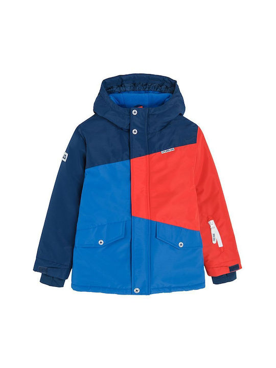 Cool Club Kids Casual Jacket with Hood Multicolour