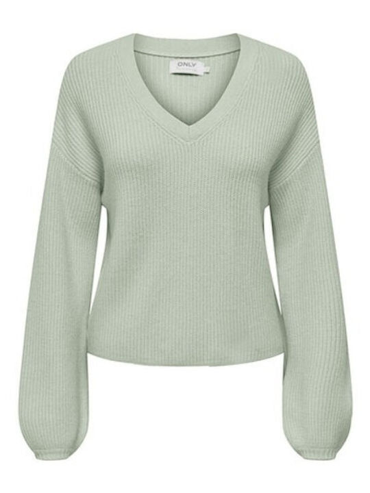 Only Women's Long Sleeve Sweater Green