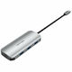 Vention USB-C Stație de andocare cu 4K PD Ethernet Gri (TOJHB)